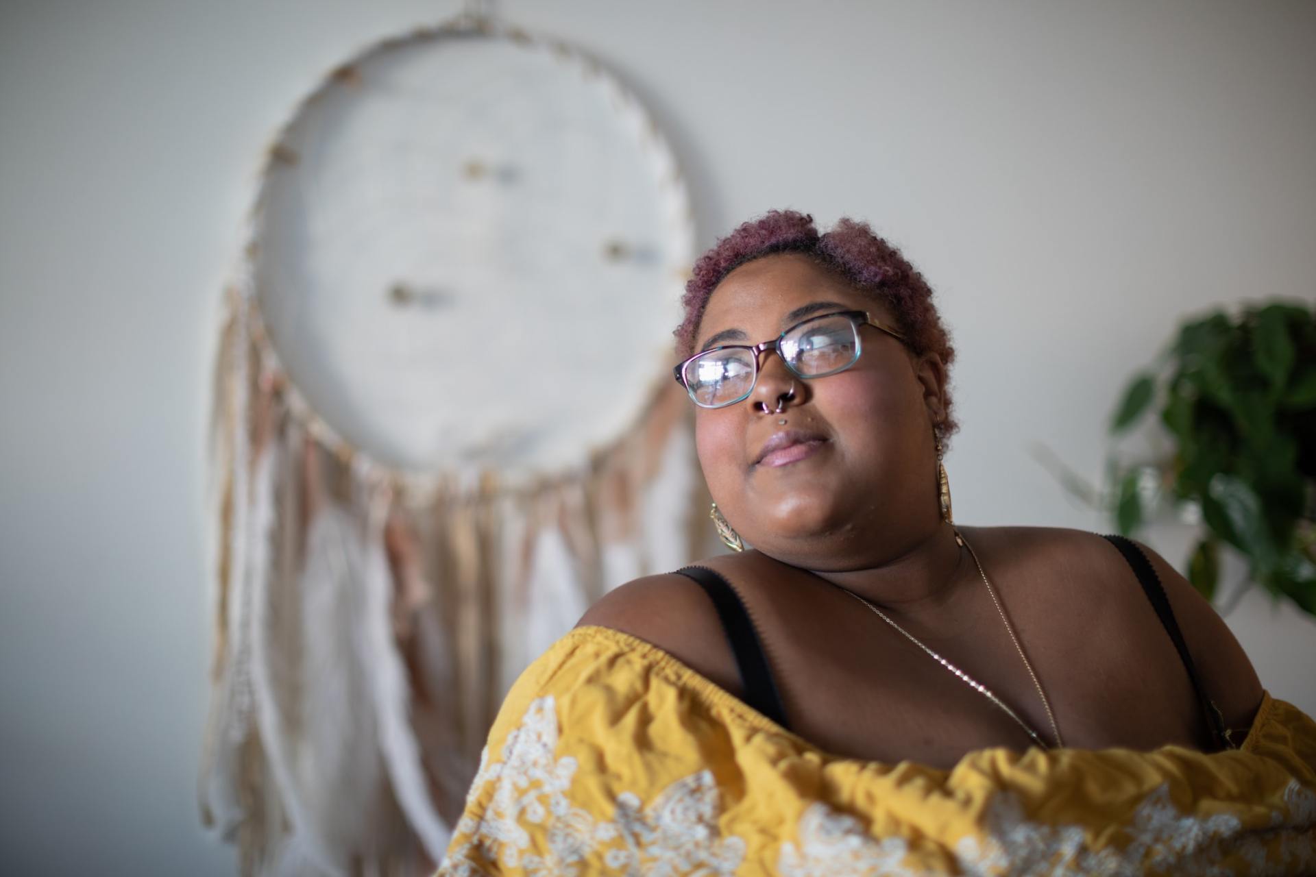 Plus size person