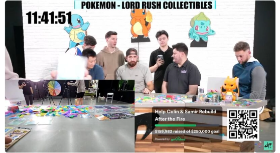Pokemon collectibles livestream