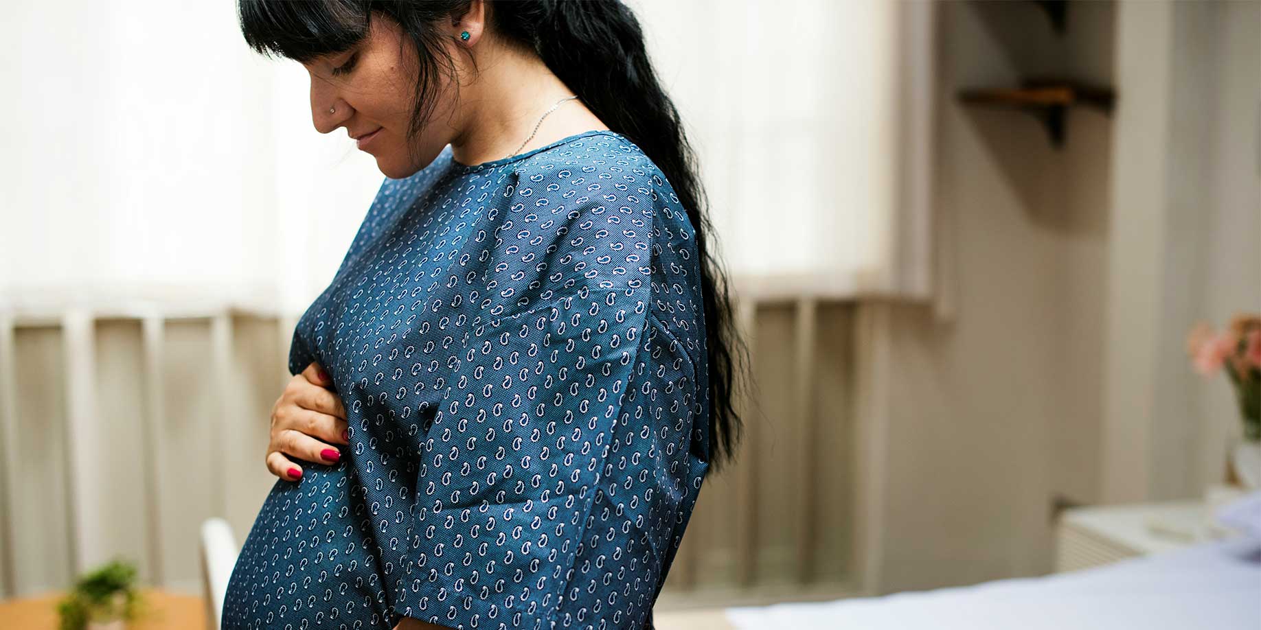a pregnant woman