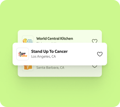 Donate card