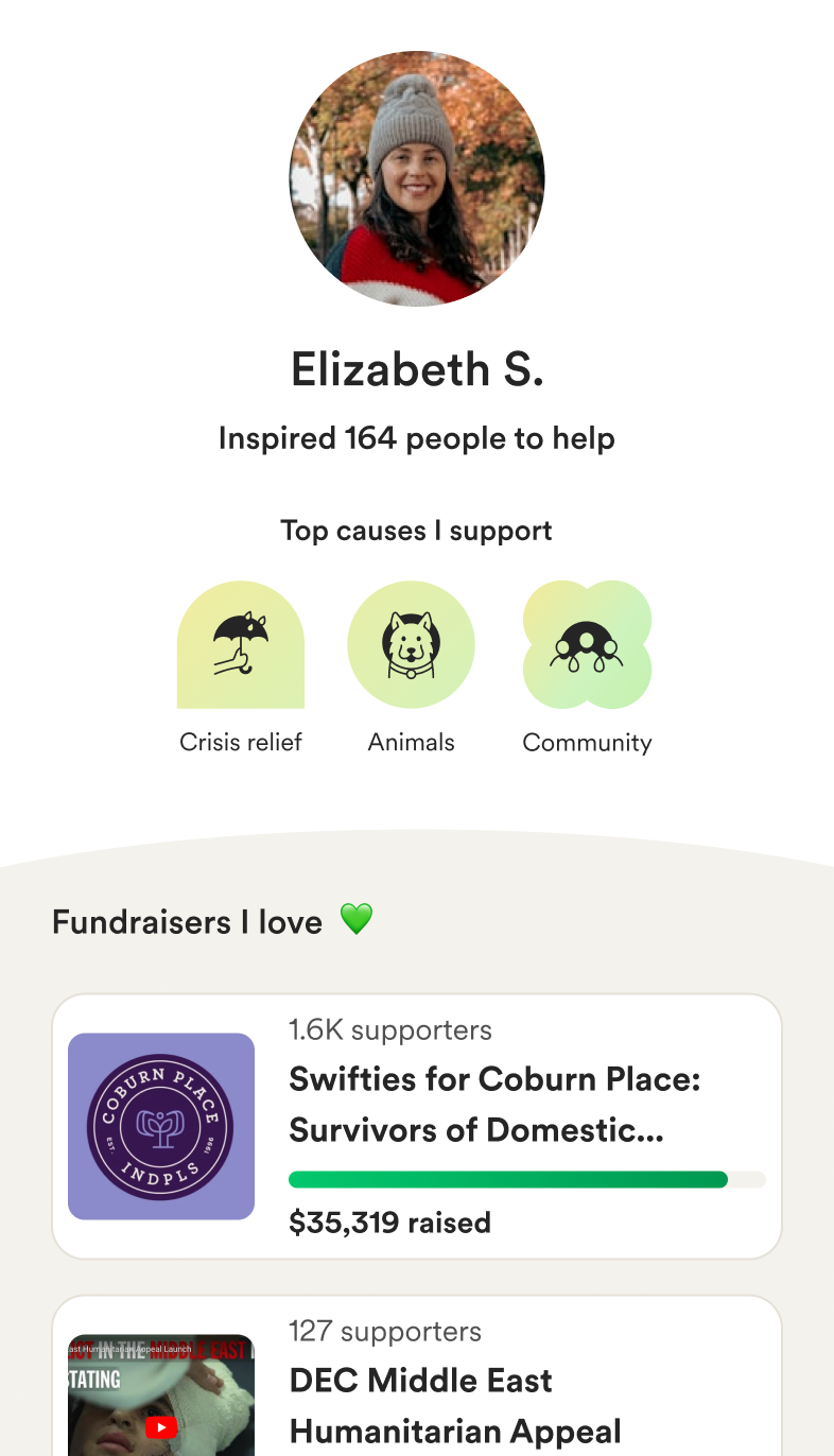 Profile widget