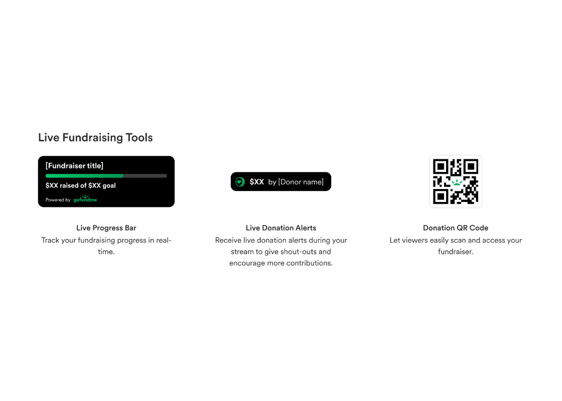 live fundraising tools