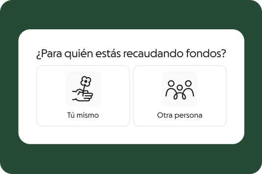Para quién estás recaudando fondos?